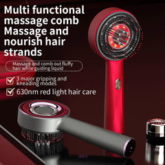 Scalp epitomizer hair care comb， Massaging Brush,  hair growth instrument， red light hair care comb ，massage comb，gift